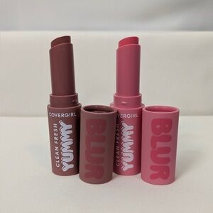 CoverGirl Clean Fresh Yummy Lip Balm Duo — Soft Blur Matte Finish (2 Shades)